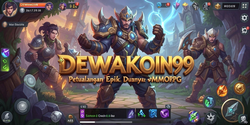 Tampilan gameplay mendebarkan dalam atmosfer dunia MMORPG.