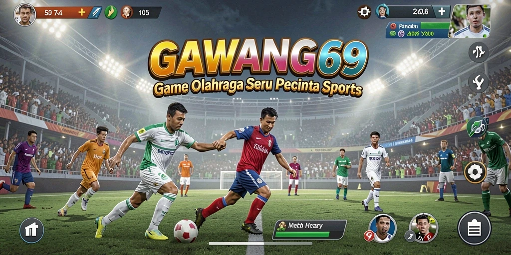 Tangkapan layar utama GAWANG69 menampilkan aksi seru dalam permainan olahraga.