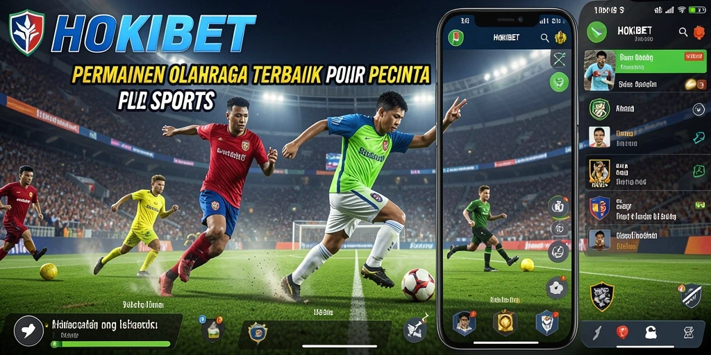 Tampilan gameplay HOKIBET yang seru dengan berbagai pilihan olahraga.