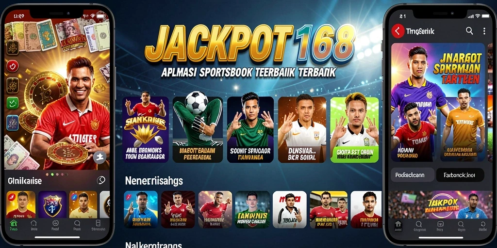 Screenshot JACKPOT168 menampilkan interface taruhan olahraga yang menarik dan informatif.