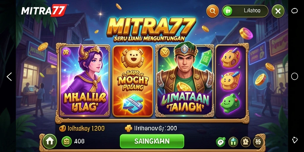 Gameplay menegangkan yang ditawarkan oleh MITRA77 saat bermain slot.