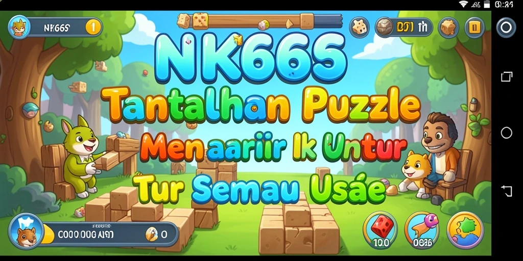 Screenshot gameplay NK666 yang menunjukkan tantangan puzzle menarik.