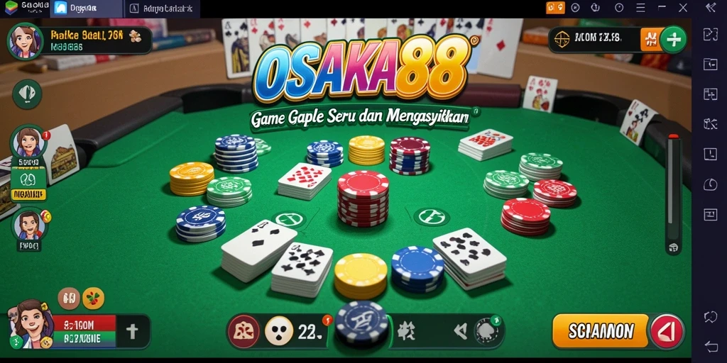 Gameplay seru dan kompetitif dalam OSAKA88 yang membuat Gaple semakin menarik.