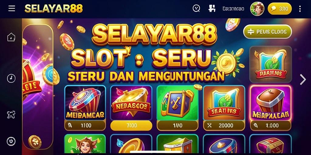 Tampilan menarik dari gameplay Slot SELAYAR88 yang mengasyikkan.