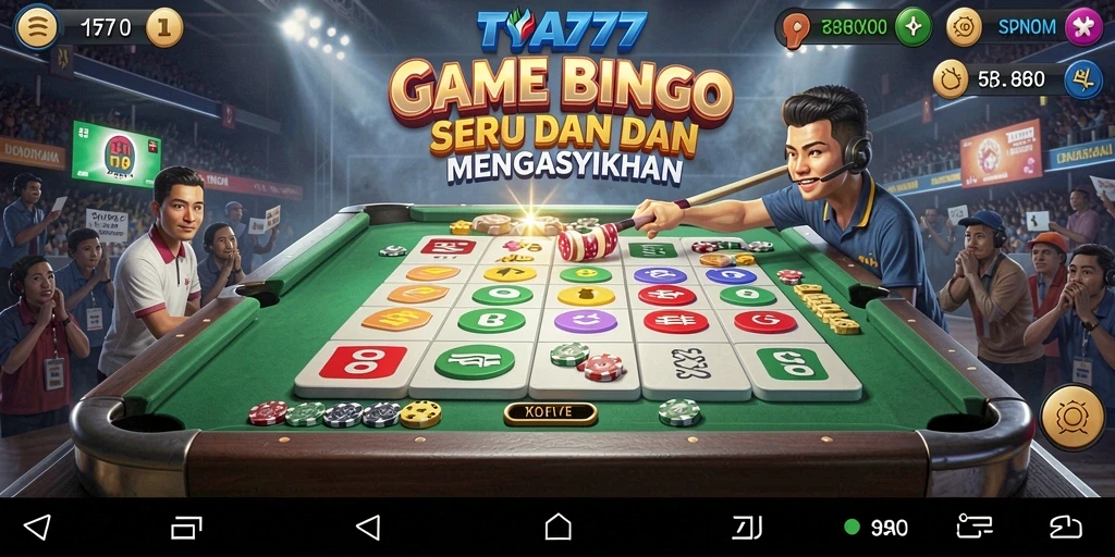 Tampilan gameplay Bingo yang menakjubkan di TYA777.